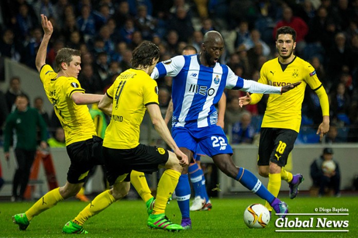 UEFA Europa League 2015/2016: FC Porto vs Borussia Dortmund 0-1, Porto, Portugal.