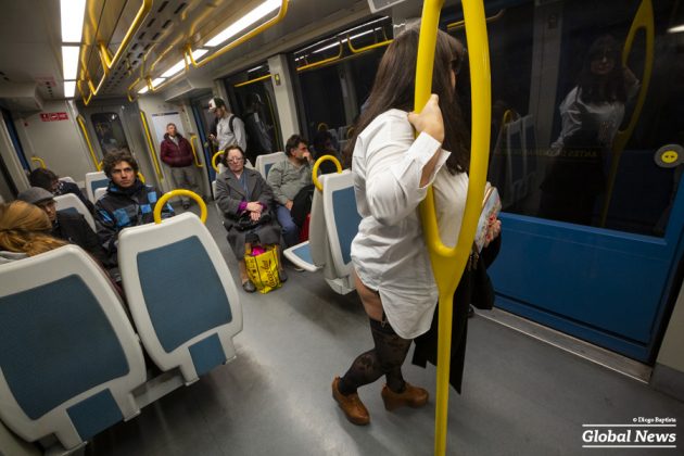 Uma viagem de Metro Sem Calças na cidade do Porto 2020 | Global News Portugal