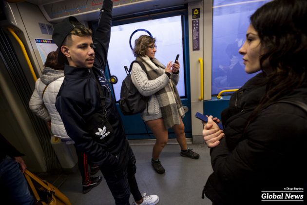 Uma viagem de Metro Sem Calças na cidade do Porto 2020 | Global News Portugal