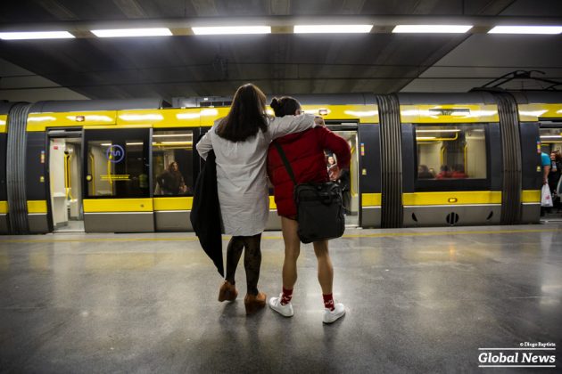 Uma viagem de Metro Sem Calças na cidade do Porto 2020 | Global News Portugal