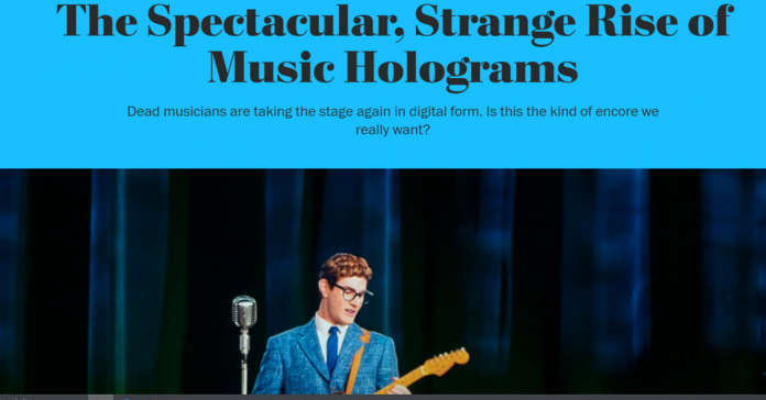 music holograms