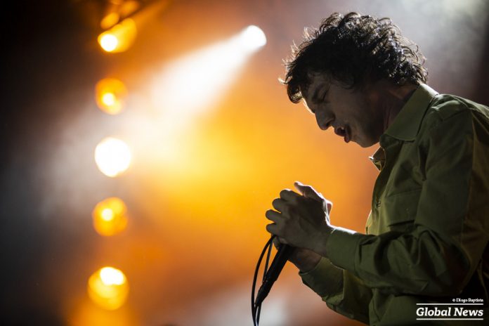 Cancro & Fat White Family performs live at Hard Club in Porto.