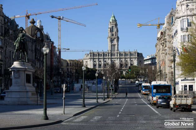 Cidade do Porto "despida" das suas gentes e de turistas | Global News Portugal
