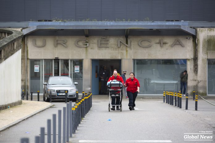 Hospital São Joao in Porto on prevention because of Covid-19.