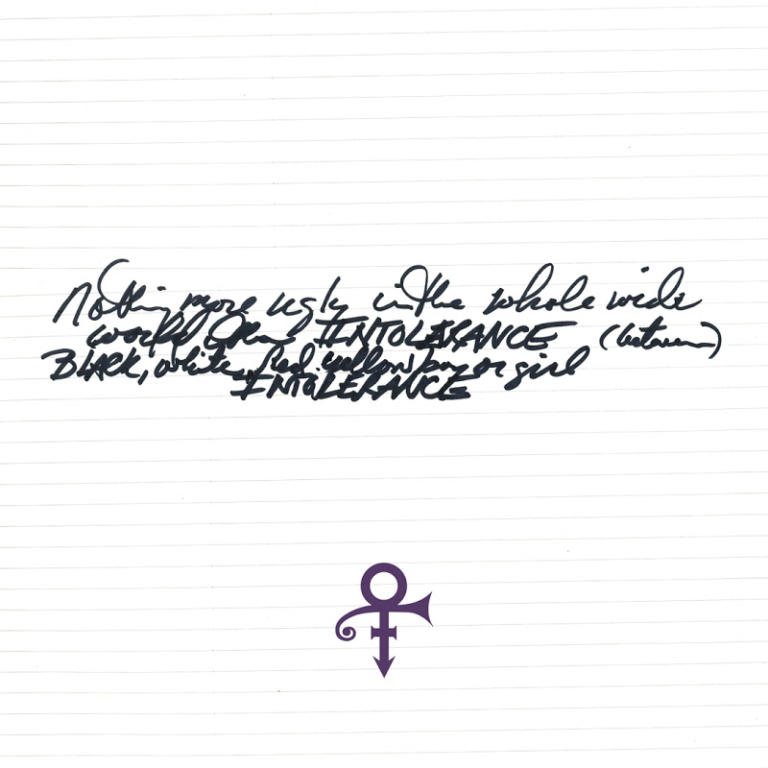 Uma mensagem de Prince!