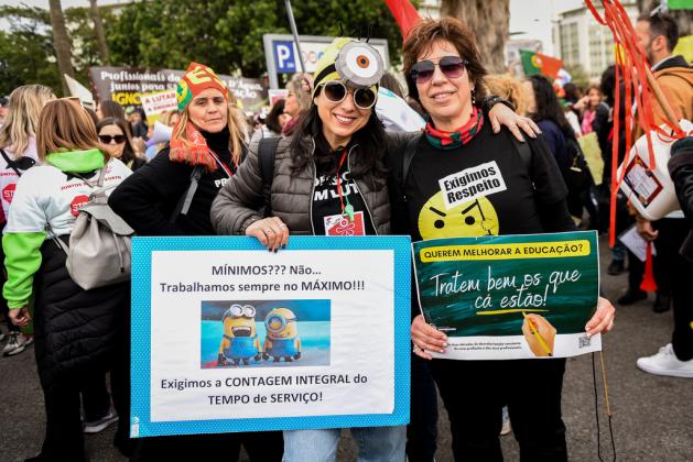 Manifestação de professores terá sido a "maior de sempre" em Portugal | Global News Portugal