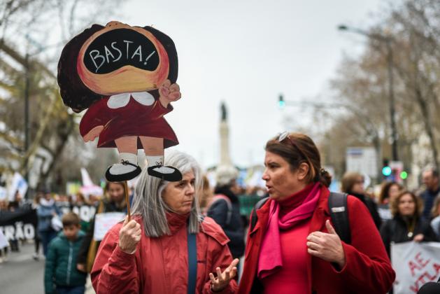 Manifestação de professores terá sido a "maior de sempre" em Portugal | Global News Portugal