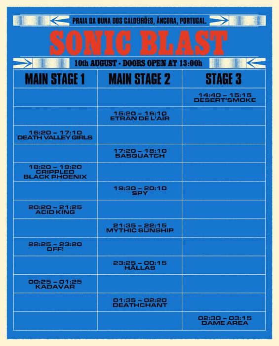 SonicBlast Fest arranca amanhã com o warm up de uma edição com grandes nomes do rock | Global News Portugal