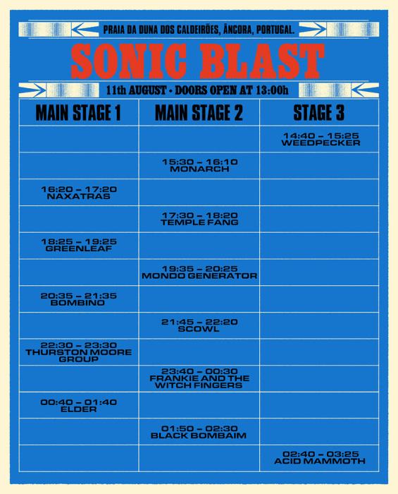 SonicBlast Fest arranca amanhã com o warm up de uma edição com grandes nomes do rock | Global News Portugal