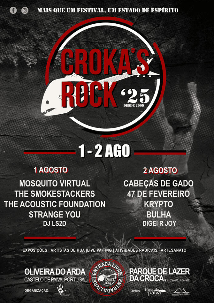 CARTAZ CROKAS ROCK 2025