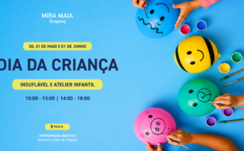 Mira Maia Shopping celebra o Dia da Criança com atelier criativo de balões e insufláveis